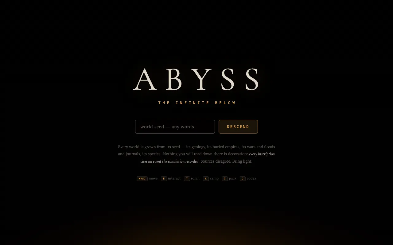 Screenshot of ABYSS