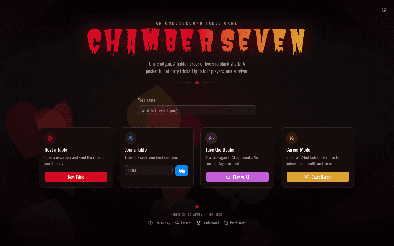 Screenshot of Chamber Seven