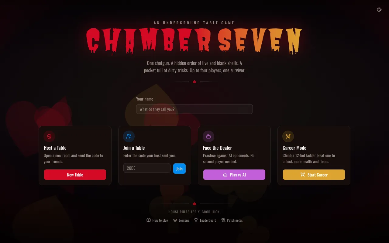 Screenshot of Chamber Seven