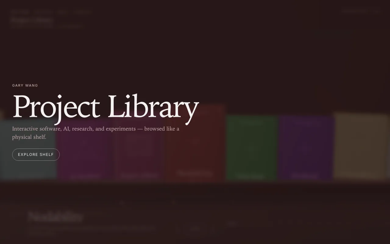 Screenshot of Project Library