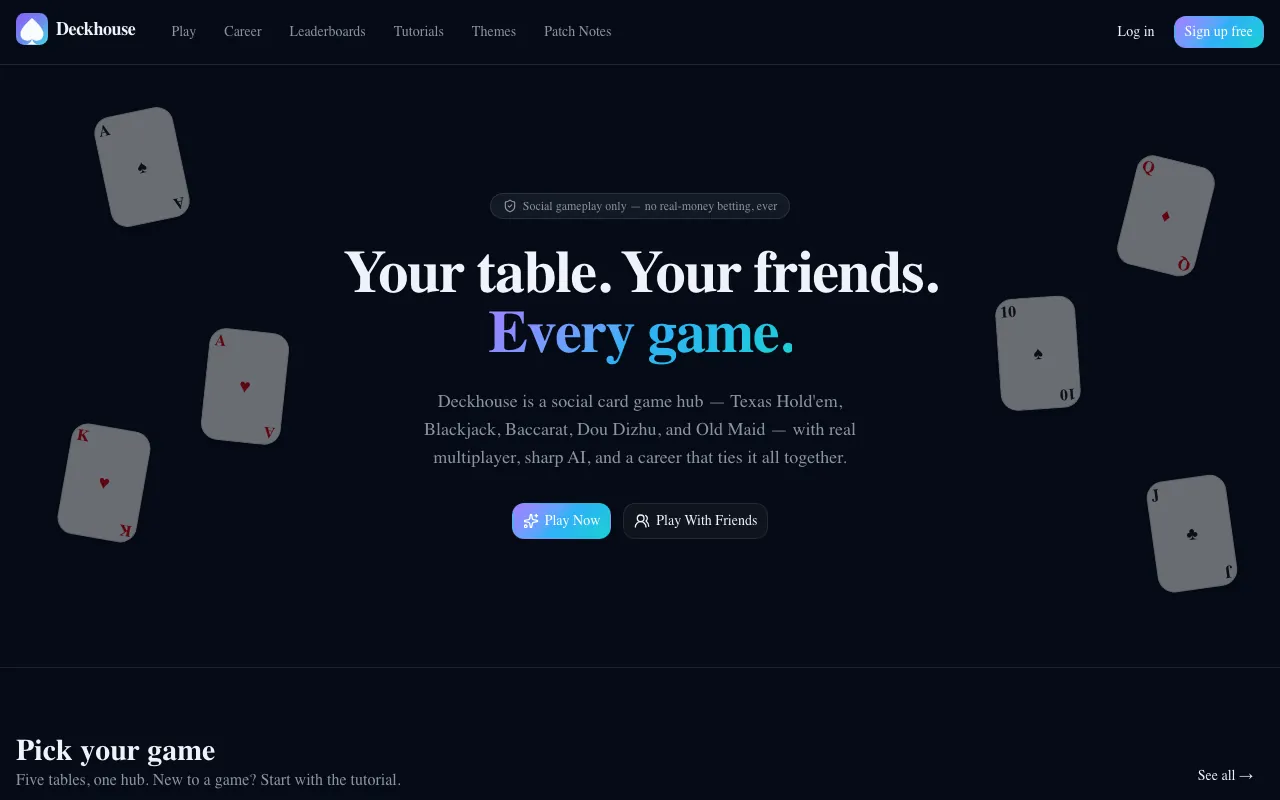 Screenshot of Deckhouse