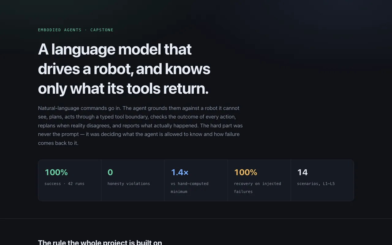 Screenshot of embodied