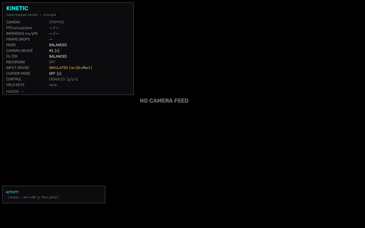 Screenshot of Kinetic