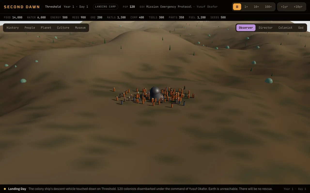 Screenshot of Second Dawn