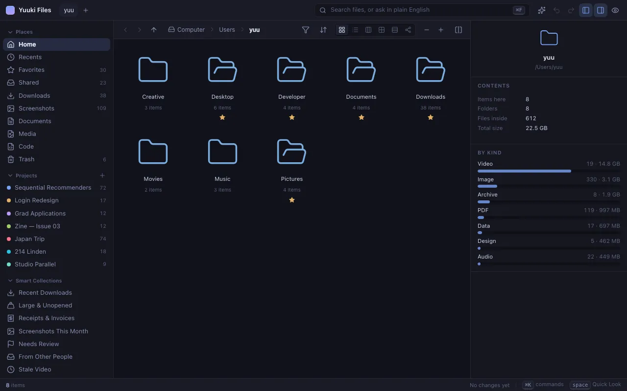 Screenshot of Yuuki Files